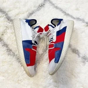adidas | Shoes | Pharrell X Adidas Sneakers Red White Blue  display picture 3